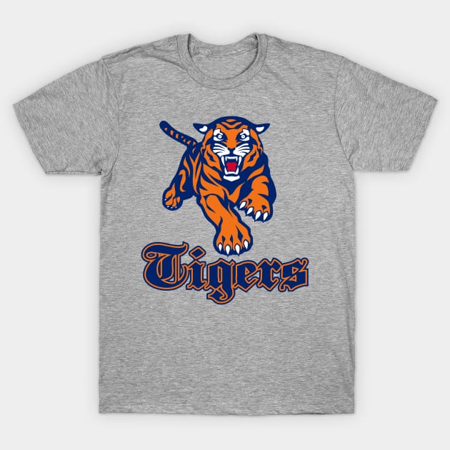 Tigers Sports Logo T-Shirt by DavesTees